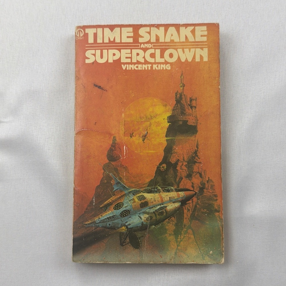 Time‎ Snake and Superclown FIRST PRINTING Vincent King Vintage Paperback